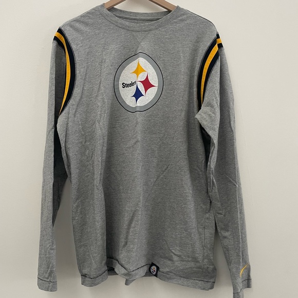 NFL Tops - Pittsburg Steelers Merch Long Sleeve Shirt NFL Team Apparel Women’s XL